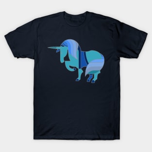 Elegant Blue, Unicorn Picture! Lovely gift for all the Unicorn Lovers! T-Shirt